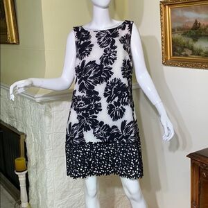 NWT Elle by RW & Co Black & White Sheath Dress